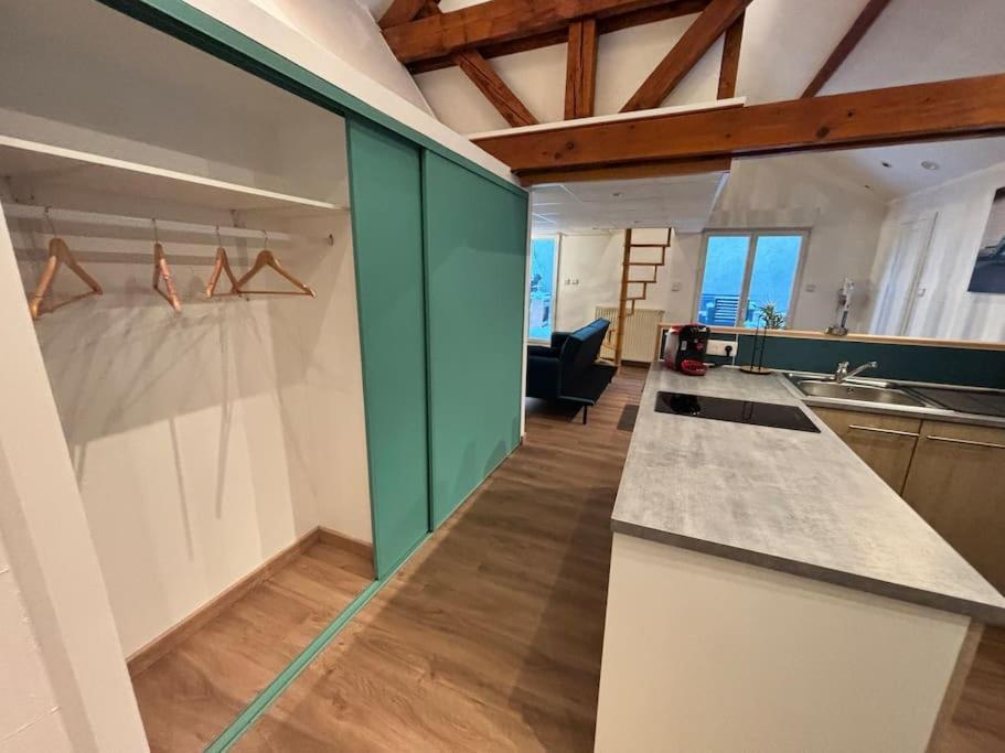 Mini-Loft, Terrasse 24M2, Internet Haut-Debit, Garage Prive Et Place De Parking Audincourt المظهر الخارجي الصورة