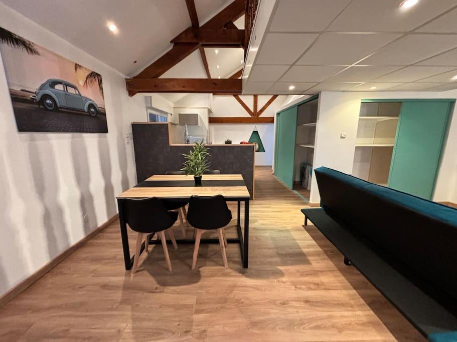 Mini-Loft, Terrasse 24M2, Internet Haut-Debit, Garage Prive Et Place De Parking Audincourt المظهر الخارجي الصورة